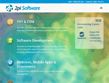 Tablet Screenshot of 2pisoftware.com